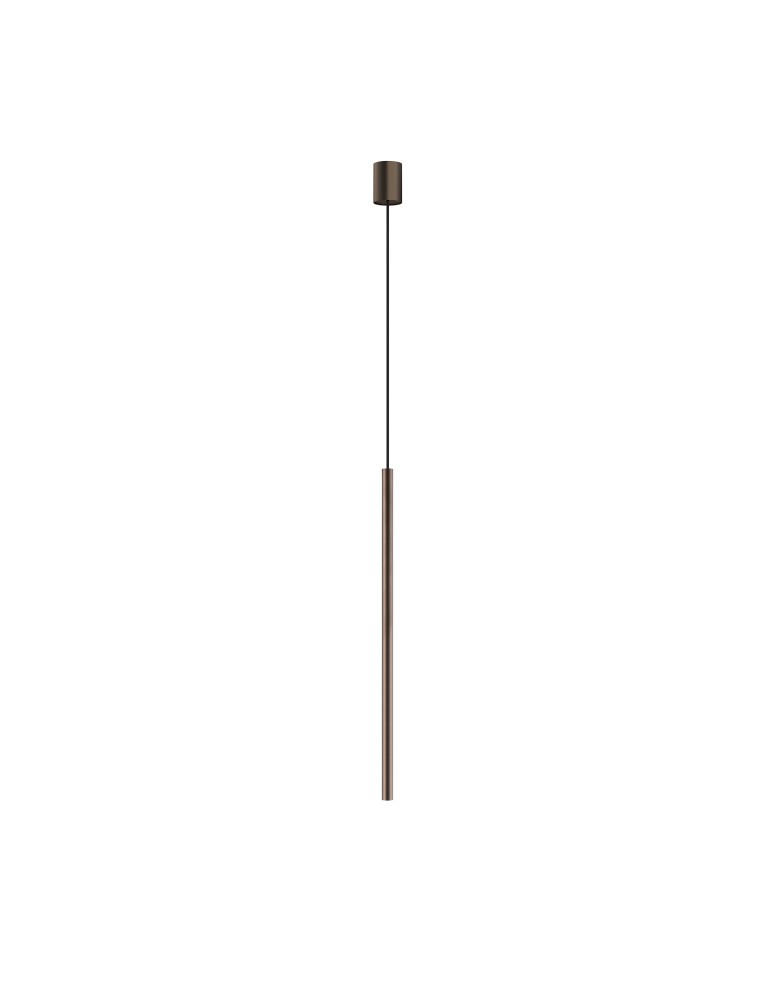Icicle pendant lamps - Nowodvorski LASER 750 Ceiling Pendant Max power 1x10W only LED G9 Satin Chocolate 10447 - product kolory-swiatla.pl 1