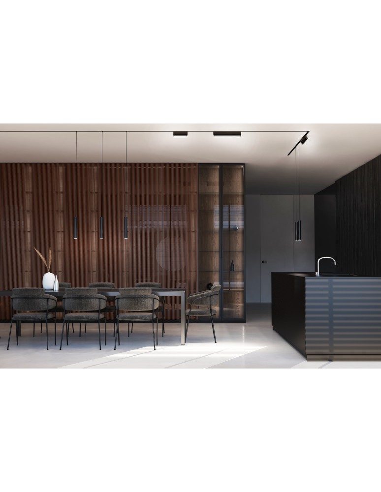 Magnetic rail lamps - Nowodvorski LVM LINE LED 9W Customizable LVM Track System LED Lamp Max Power 9 Black 10143 - product kolory-swiatla.pl 2