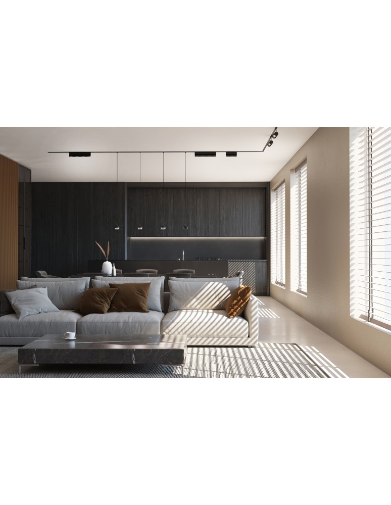 Magnetic rail lamps - Nowodvorski LVM FOCUS OUT LED 9W Customizable LVM Track System LED Lamp Max Power 9 Black 10145 - product kolory-swiatla.pl 2