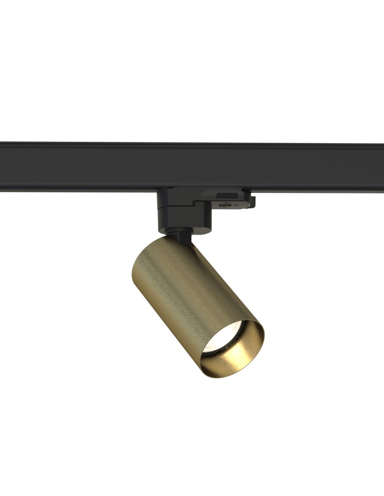 Lamps for 3-phase busbars - Nowodvorski CTLS MONO Commercial Lighting Customizable Systems LED Lamp Max wattage 10W only LED GU10 Brass 10237 - product kolory-swiatla.pl 3