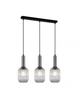 Italux Antiola 3xE27 Wisząca Nikiel PND-5588-3M-SC+CL