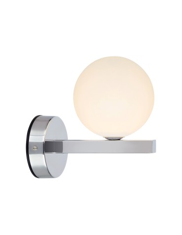Markslojd STREAM WALL 1L Wall lamp G9 1x18W IP44 chrome/white 107625