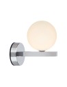 Markslojd STREAM WALL 1L Wall lamp G9 1x18W IP44 chrome/white 107625