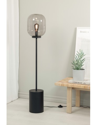 Markslojd BROOKLYN 1L Podłogowa E27 1x40W czarny/dymiony 108425 - produkt 2