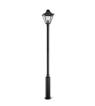 Markslojd GARDEN24 lamps - Markslojd GARDEN 24 POSTLAMP LED 1x3W 3000K IP44 black/transparent 108171 - product 1