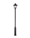 Markslojd GARDEN 24 POSTLAMP LED 1x3W 3000K IP44 black/transparent 108171