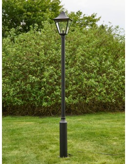 Markslojd GARDEN 24 POSTLAMP LED 1x3W 3000K IP44 black/transparent 108171 - product 2