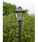 Markslojd GARDEN24 lamps - Markslojd GARDEN 24 POSTLAMP LED 1x3W 3000K IP44 black/transparent 108171 - product 3
