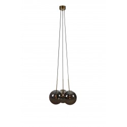Markslojd DIONE Wisząca E14 3x40W antyczne złoto/dymiony 108417