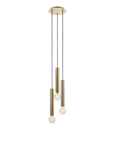 Markslojd SENCILLO Pendant E27 3x40W gold/brass 108436