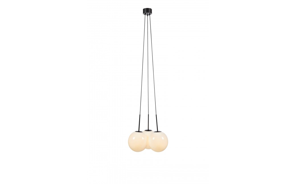 Markslojd DIONE Wisząca E14 3x40W czarny/biały 108418