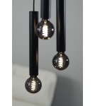 Pendant lamps bulbs - Markslojd SENCILLO Pendant E27 3x40W black 108435 - product 4