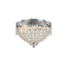 Ceiling lamps with crystals - Markslojd JOLINE Ceiling E14 2x40W IP21 chrome/transparent 108423 - product 1