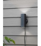 Markslojd GARDEN24 lamps - Markslojd GARDEN 24 CYLINDER WALL Outdoor wall lamp 2x3W 3000K IP44 black 108169. - product 2