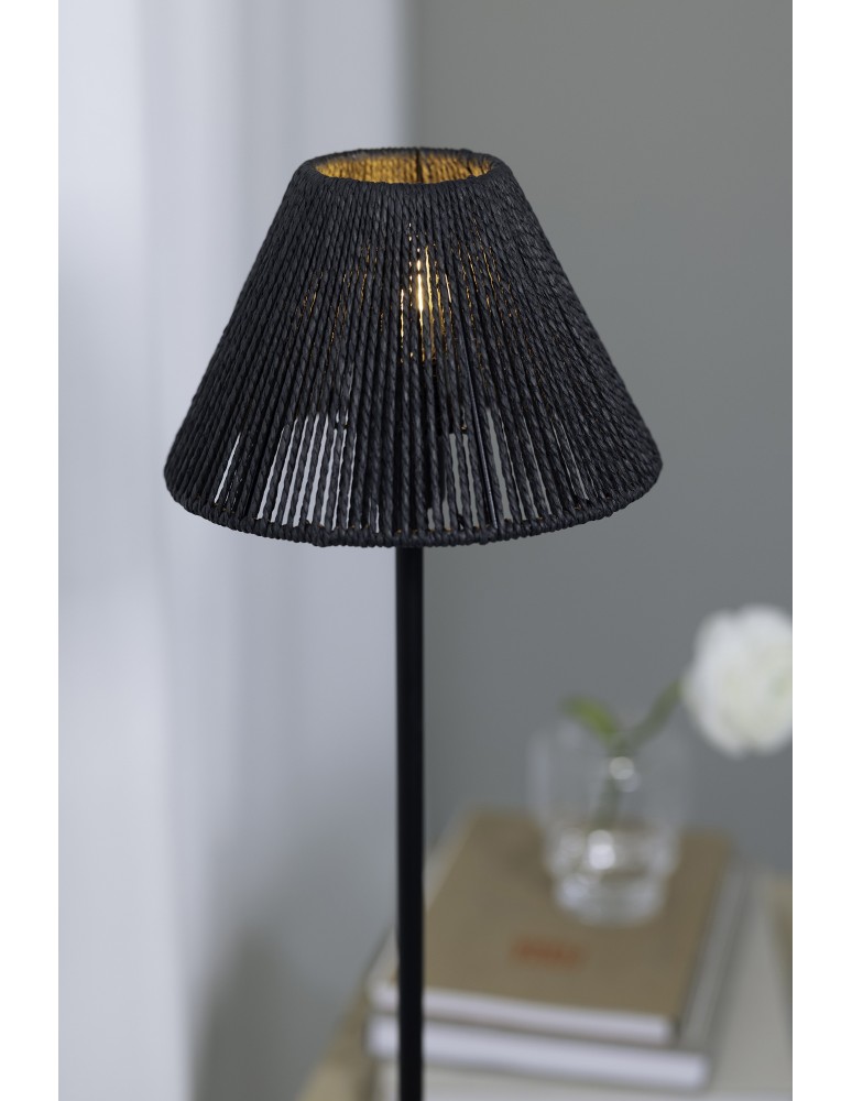 Classic table lamps - Markslojd CORDA 1L Table lamp 1x40W IP20 black 108446 - product kolory-swiatla.pl 3