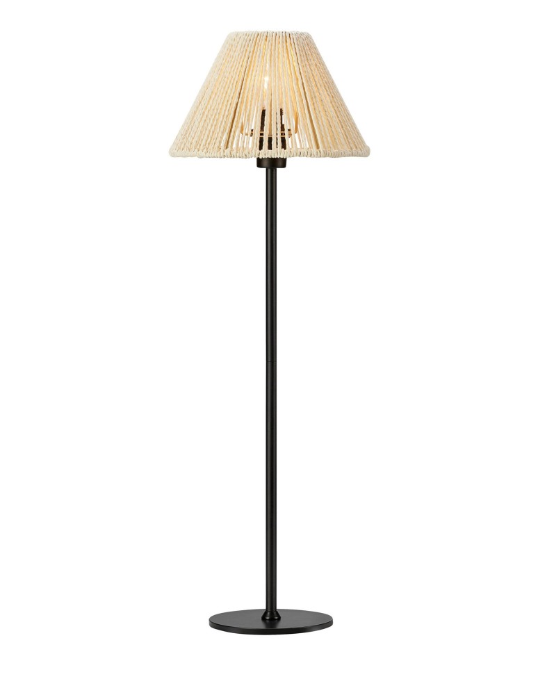 Classic table lamps - Markslojd CORDA 1L Table lamp 1x40W IP20 black/beige 108445 - product kolory-swiatla.pl 1