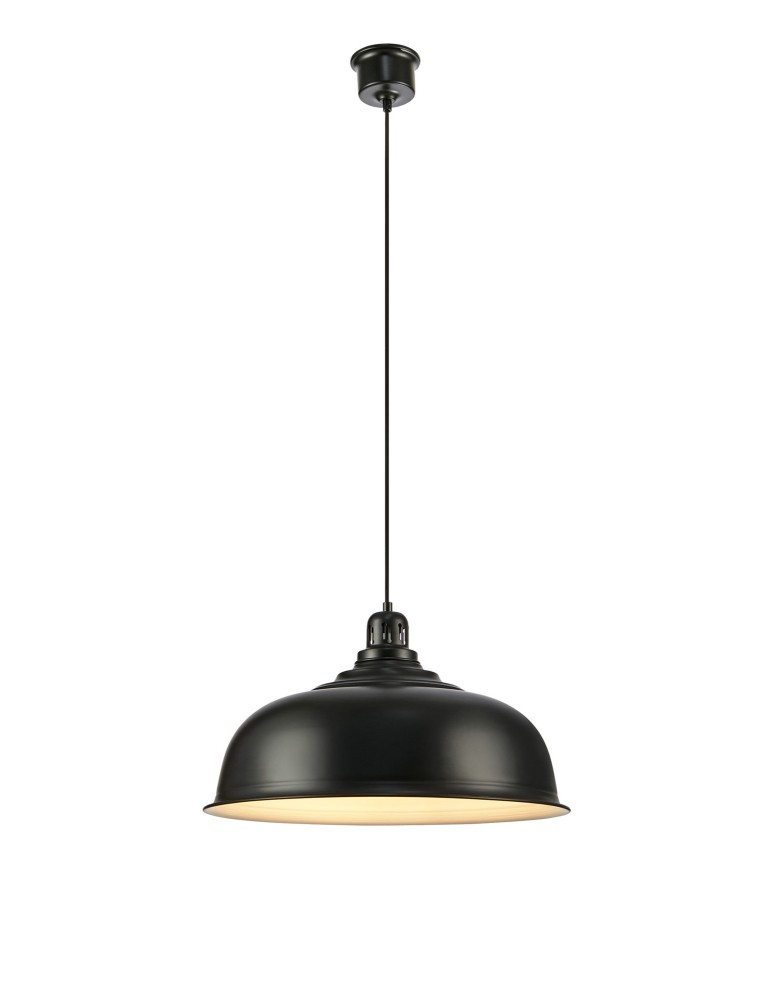 Pendant lamps - Markslojd PORT 1L Pendant 1x40W IP20 black 108427 - product kolory-swiatla.pl 1