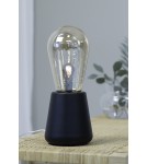 Loft table lamps - industrial - Markslojd BROOKE 1L Table lamp 1x40W IP20 black/gold 108416 - product 2