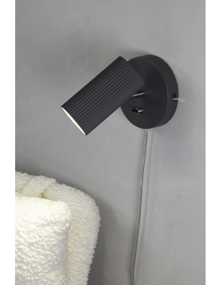 Reading wall lamps - Markslojd COSTILLA 1L Wall lamp 1x7W grey 108467 - product kolory-swiatla.pl 2