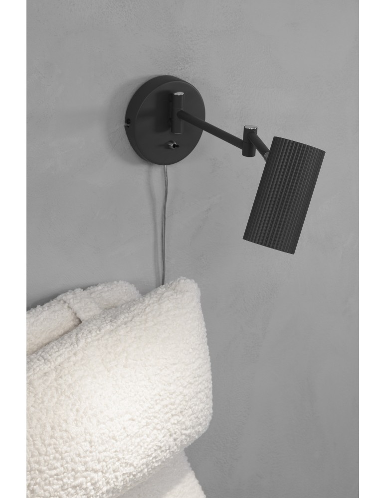 Scandinavian style wall lamps - Markslojd COSTILLA 1L Wall lamp 1x7W grey 108468 - product kolory-swiatla.pl 2