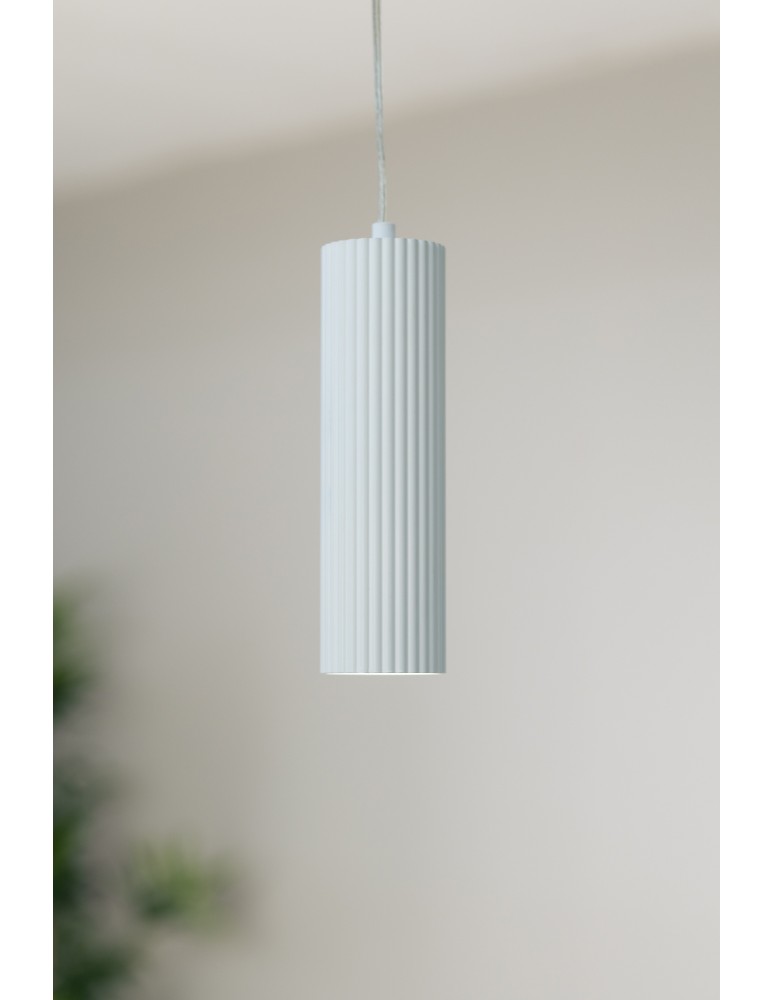Pendant lamps - Markslojd COSTILLA 1L Pendant 1x7W transparent/white 108465 - product kolory-swiatla.pl 2