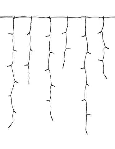 Markslojd GARDEN 24 ICICLE 160L Outdoor Lighting String 160x9.6W 2700K IP44 black/transparent 108179