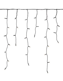 Markslojd GARDEN 24 ICICLE 160L Sznur Oświetleniowy Zewnętrzny 160x9.6W 2700K IP44 czarny/transparentny 108179