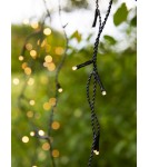 Markslojd GARDEN24 lamps - Markslojd GARDEN 24 ICICLE 160L Outdoor Lighting String 160x9.6W 2700K IP44 black/transparent 108179 - product 3