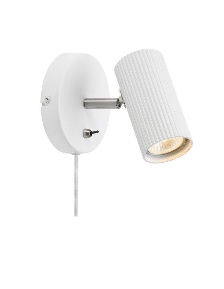 Scandinavian style wall lamps - Markslojd COSTILLA 1L Wall lamp 1x7W white 108460 - product kolory-swiatla.pl 1