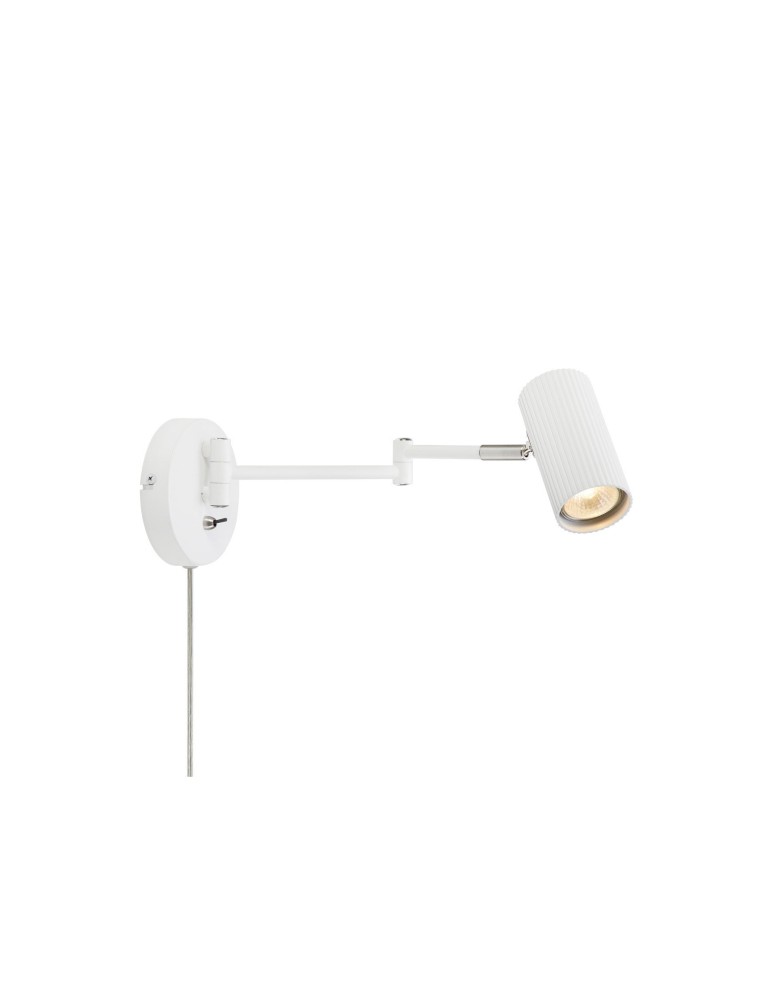 Scandinavian style wall lamps - Markslojd COSTILLA Flex Arm 1L Wall lamp 1x7W white 108461 - product kolory-swiatla.pl 1