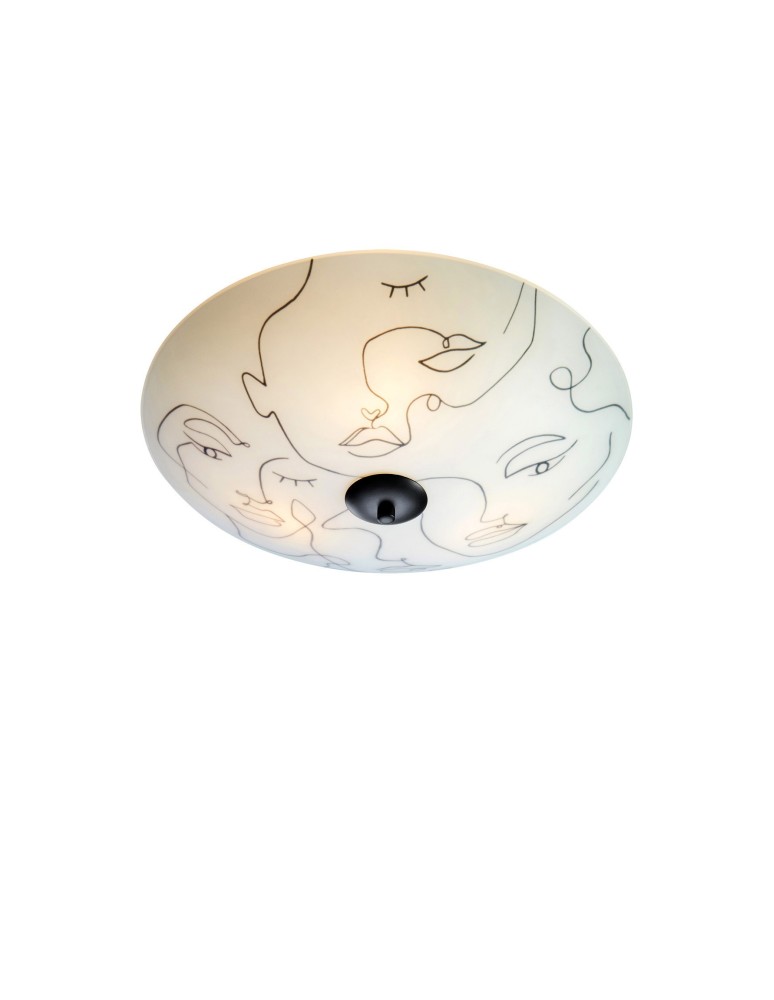 Ceiling lamps - Markslojd MESSY FAMILY 43cm Plafond 3x40W white 108459 - product kolory-swiatla.pl 1