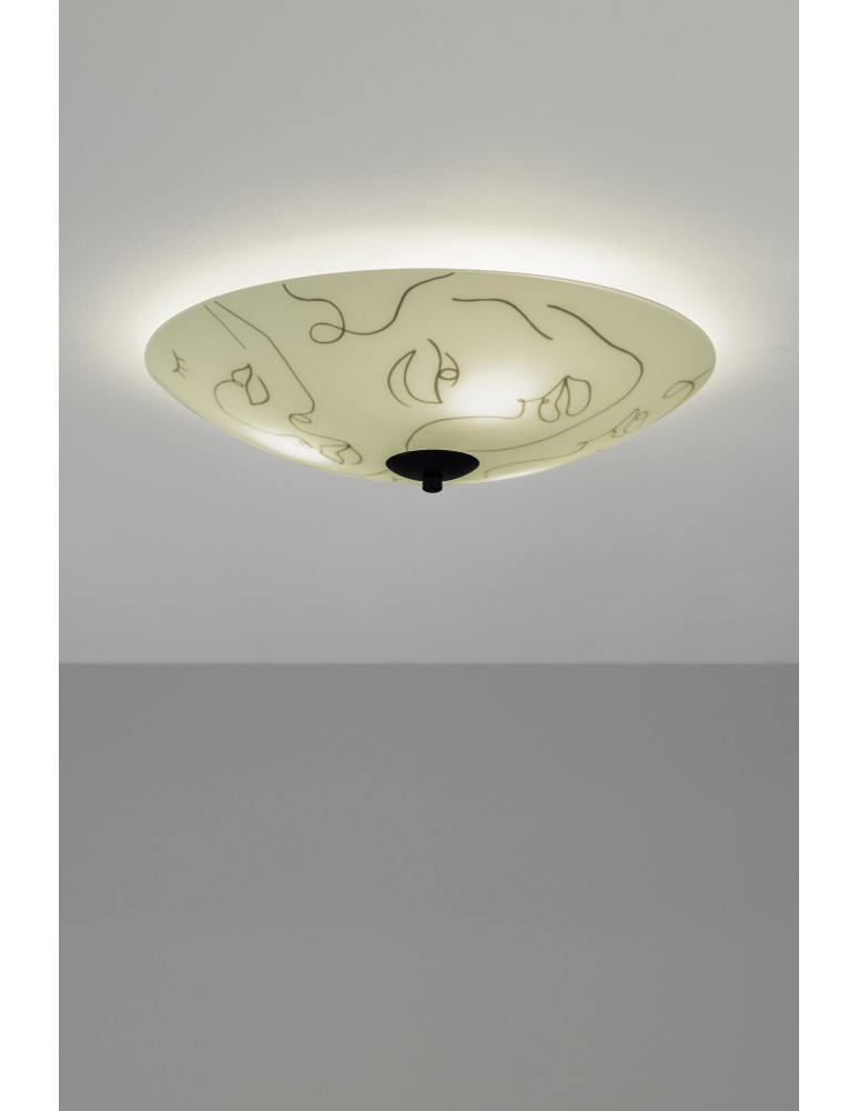 Ceiling lamps - Markslojd MESSY FAMILY 43cm Plafond 3x40W white 108459 - product kolory-swiatla.pl 2