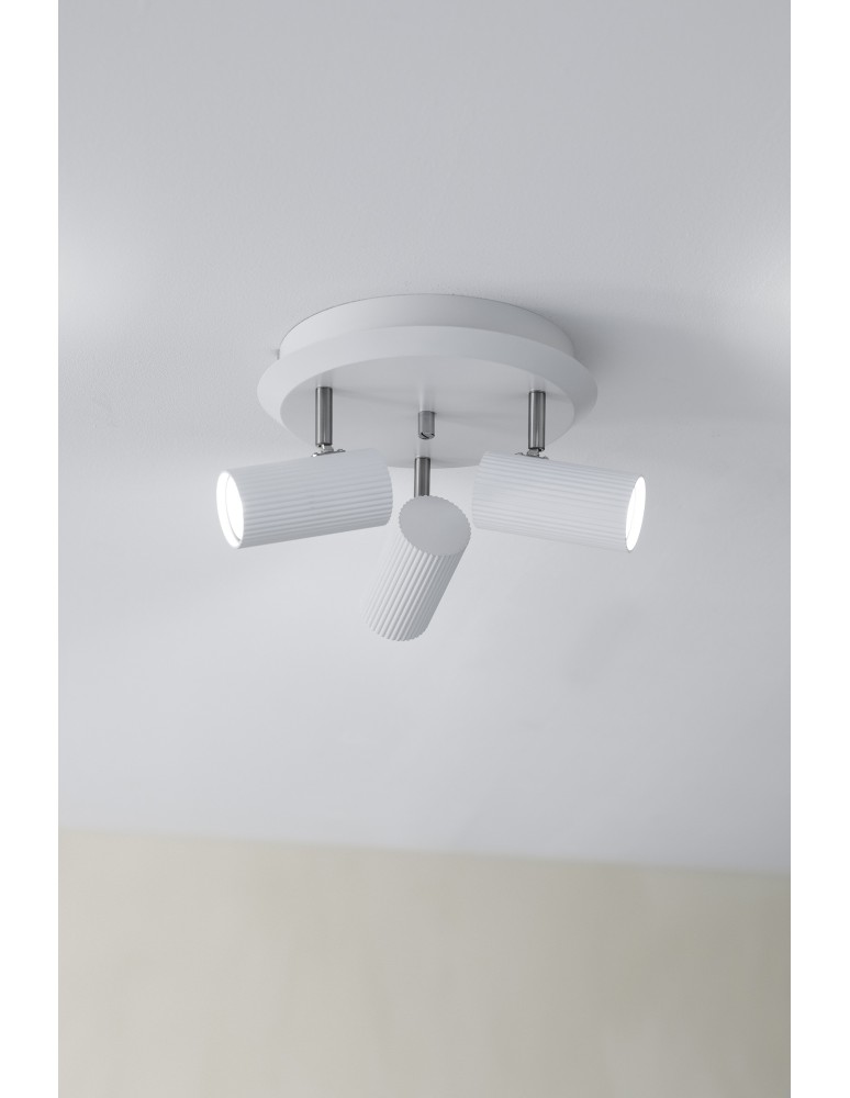 Spotlight ceiling lamps - Markslojd COSTILLA 3L Ceiling light 3x7W white 108464 - product kolory-swiatla.pl 2