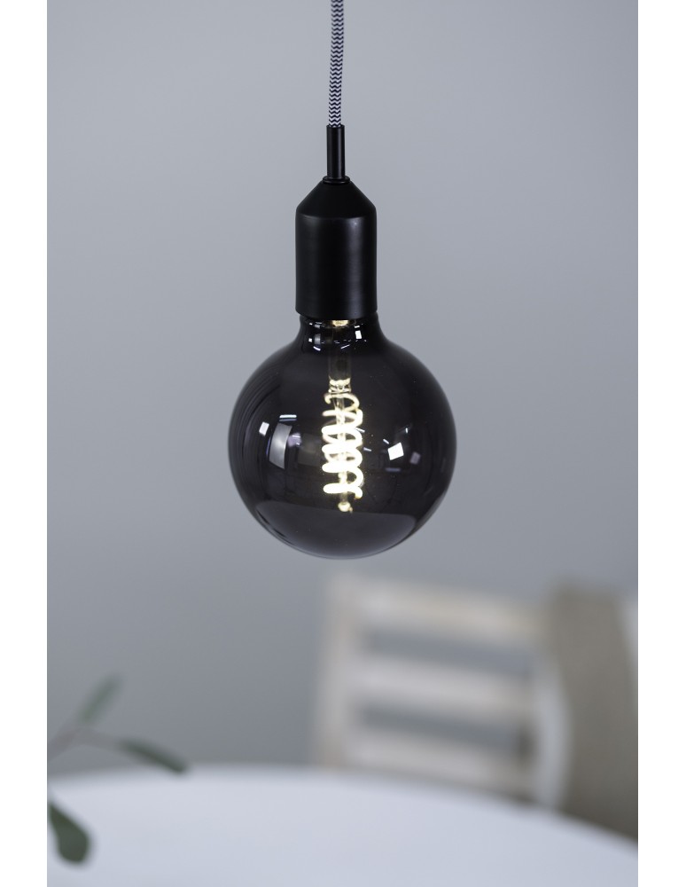 Pendant lamps bulbs - Markslojd BRONX 1L Pendant 1x40W black108451 - product kolory-swiatla.pl 3