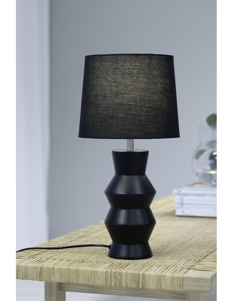 Classic table lamps - Markslojd SIENNA 1L Table lamp 1x40W black 108447 - product kolory-swiatla.pl 2