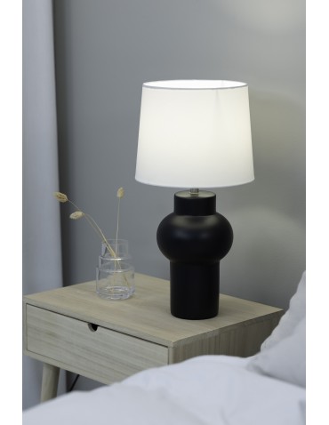 Markslojd SHAPE 1L Stołowa 1x40W czarny/biały 108449 - produkt 2