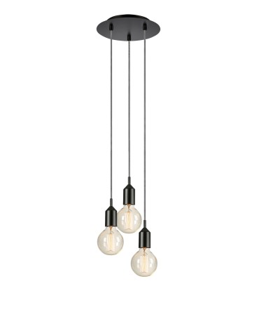 Markslojd BRONX 3L Pendant 3x40W black 108452