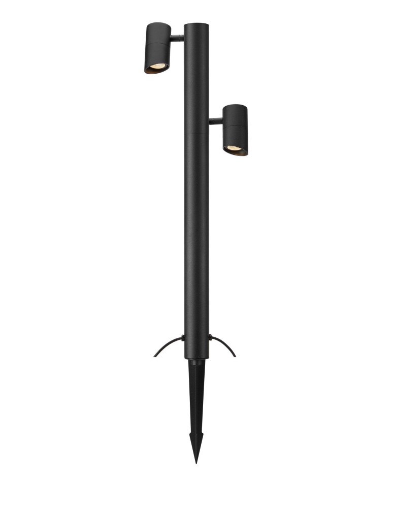 Markslojd GARDEN24 lamps - Markslojd GARDEN 24 Garden Spot 2x12.5W 3000K IP44 black/transparent 108486 - product kolory-swiatla.pl 1
