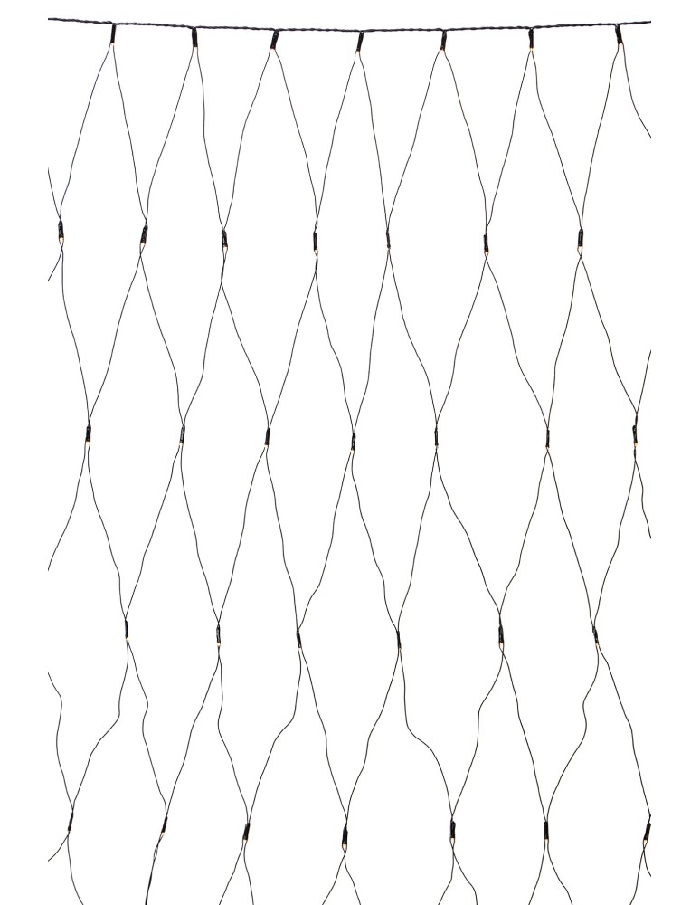 Markslojd GARDEN24 lamps - Markslojd GARDEN 24 LIGHT NET 160L Outdoor Lighting String 160x4W 2700K IP44 black/transparent 108178 - product kolory-swiatla.pl 1