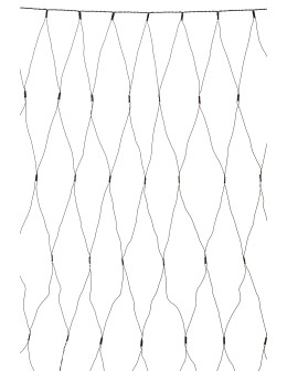 Markslojd GARDEN 24 LIGHT NET 160L Sznur Oświetleniowy Zewnętrzny 160x4W 2700K IP44 czarny/transparentny 108178