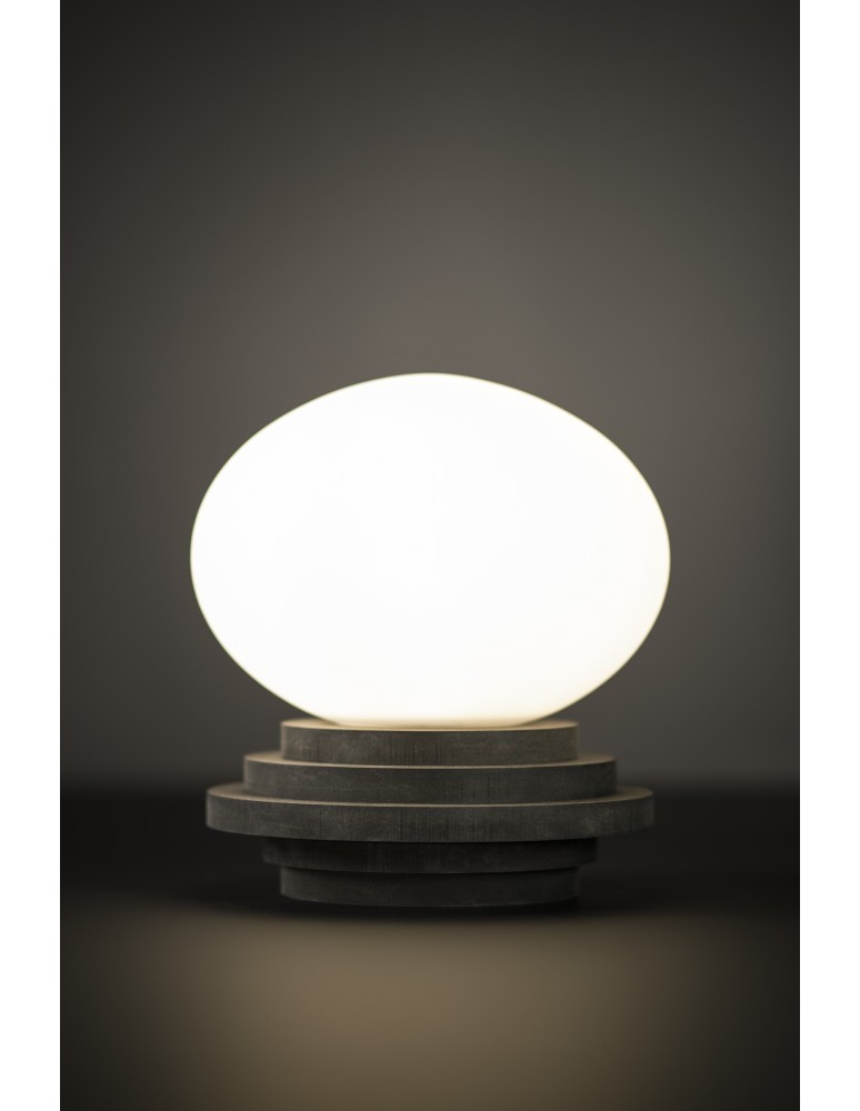 Scandinavian style table lamps - Markslojd AMFI 1L Table E27 1x60W grey/white 108408 - product kolory-swiatla.pl 3