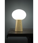 Scandinavian style table lamps - Markslojd PATER 1L Table E27 1x60W brown/white 108409 - product 2