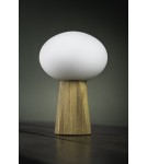 Scandinavian style table lamps - Markslojd PATER 1L Table E27 1x60W brown/white 108409 - product 3