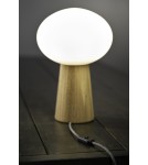 Scandinavian style table lamps - Markslojd PATER 1L Table E27 1x60W brown/white 108409 - product 4