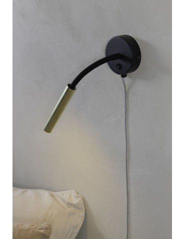 Markslojd JOLIE 1L Wall lamp G9 1x10W black/gold 108502 - product 2