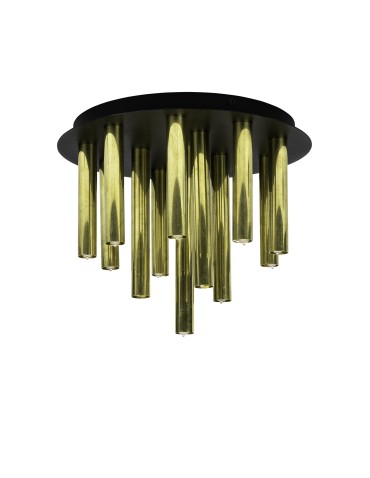 Markslojd GOCCE 13L G9 13x10W black/gold ceiling light 108504