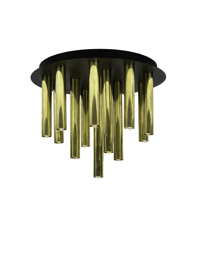 Modern ceiling lamps - Markslojd GOCCE 13L G9 13x10W black/gold ceiling light 108504 - product kolory-swiatla.pl 1
