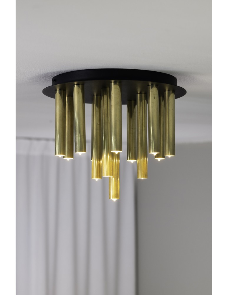 Modern ceiling lamps - Markslojd GOCCE 13L G9 13x10W black/gold ceiling light 108504 - product kolory-swiatla.pl 2