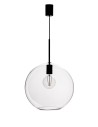 Markslojd PATERA 1L Wisząca E27 1x25W czarny/transparentny 108507
