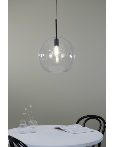 Markslojd PATERA 1L Pendant E27 1x25W black/transparent 108507 - product 2